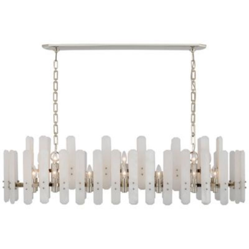 Aerin Bonnington Alabaster Linear Chandelier 54"