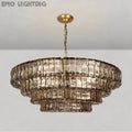 Art Glass Ghiaccio Round Chandelier 36