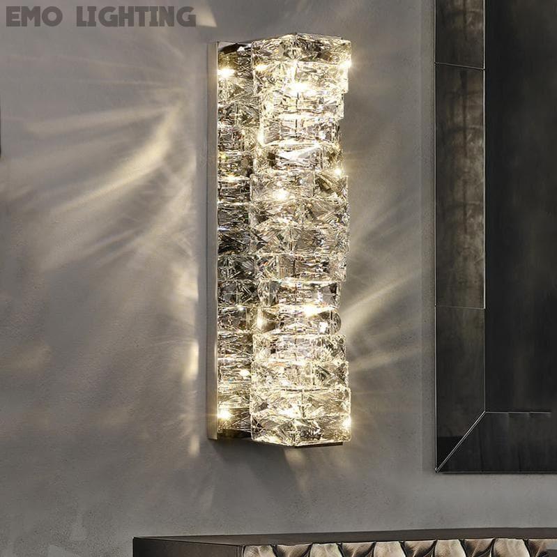 Irregular Crystal Block Wall Sconce