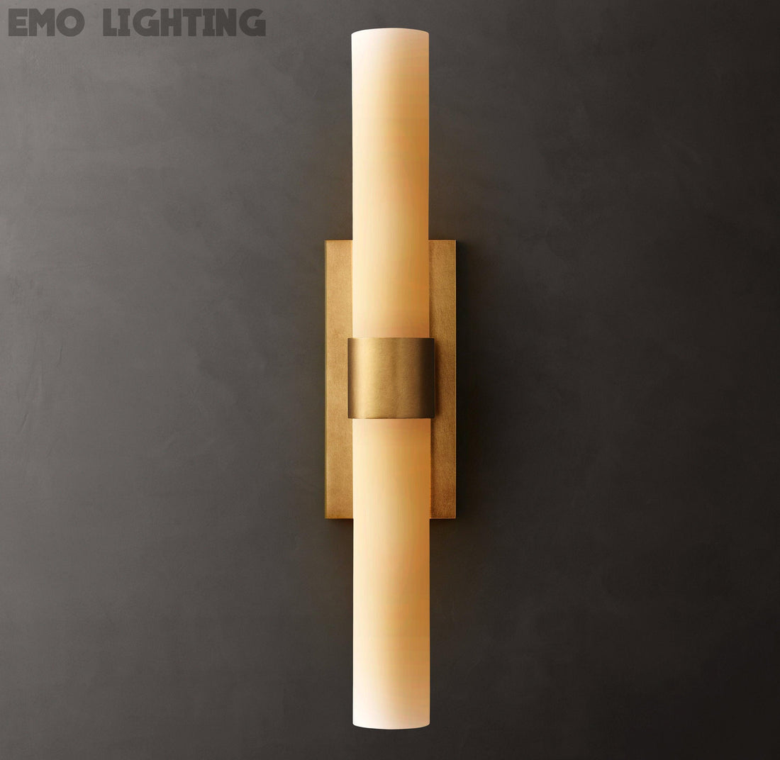 Ravelle Milk Glass Linear Sconce