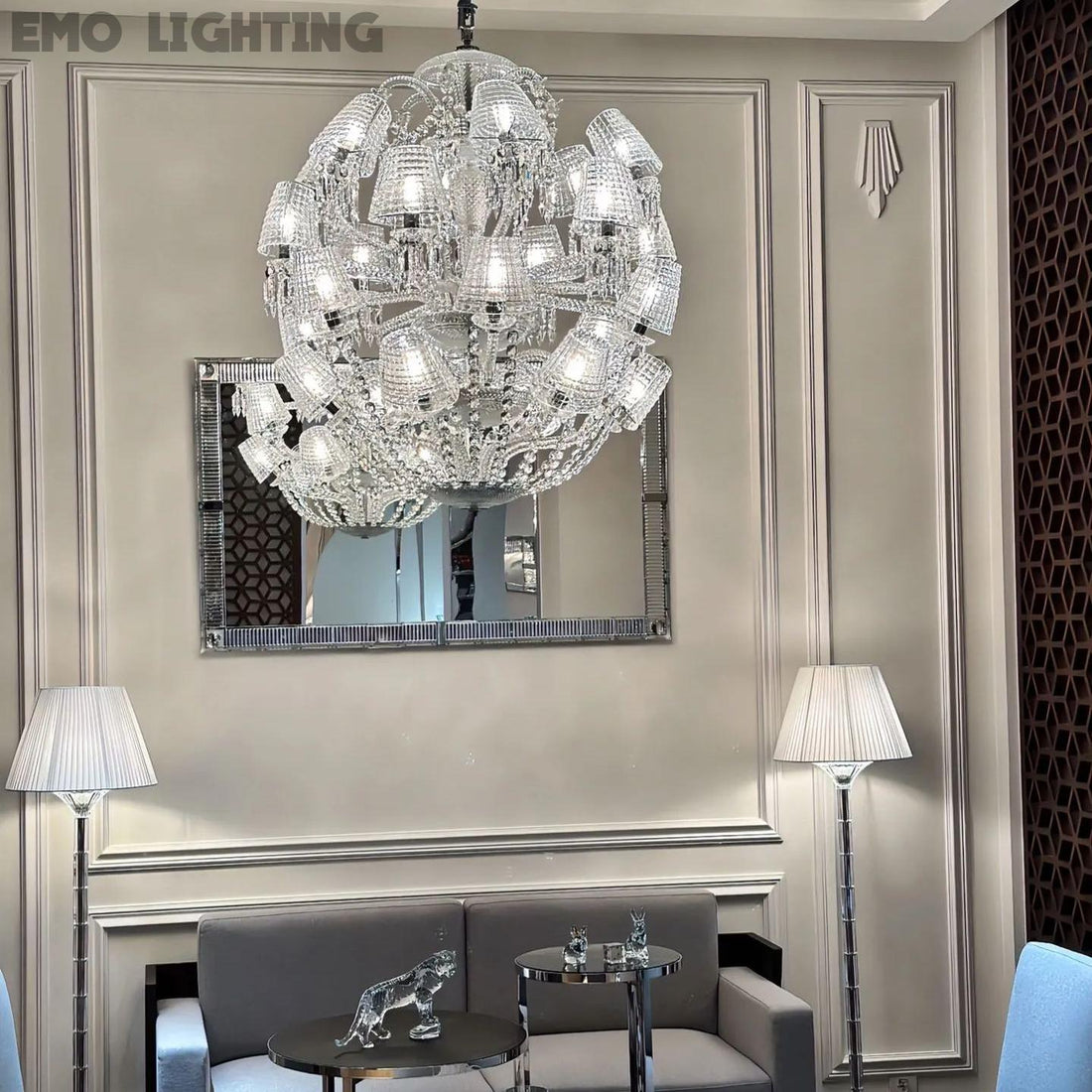 Baccarat Le Roi Soleil Crystal Chandelier