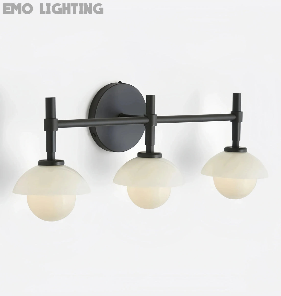 Alabaster Shade Greenwich Triple Wall Sconce