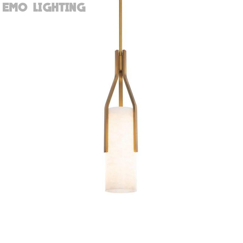 Paisley Alabaster 22in LED Pendant Lamp for Kitchen Island