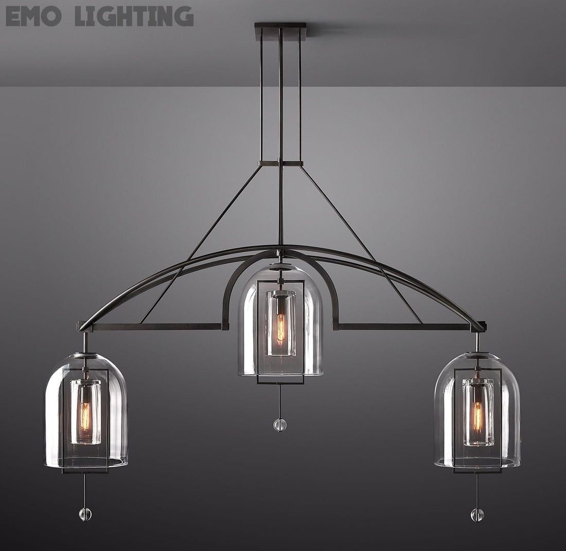 Fulcrum Linear Chandelier 73" 3-Lights