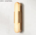 Koltin Melange Elongated Alabaster Wall Sconce,  Modern Indoor Decor Wall Lamp Fixtures Wall Light Fixtures J-CHANDELIER Brass H 20'' 