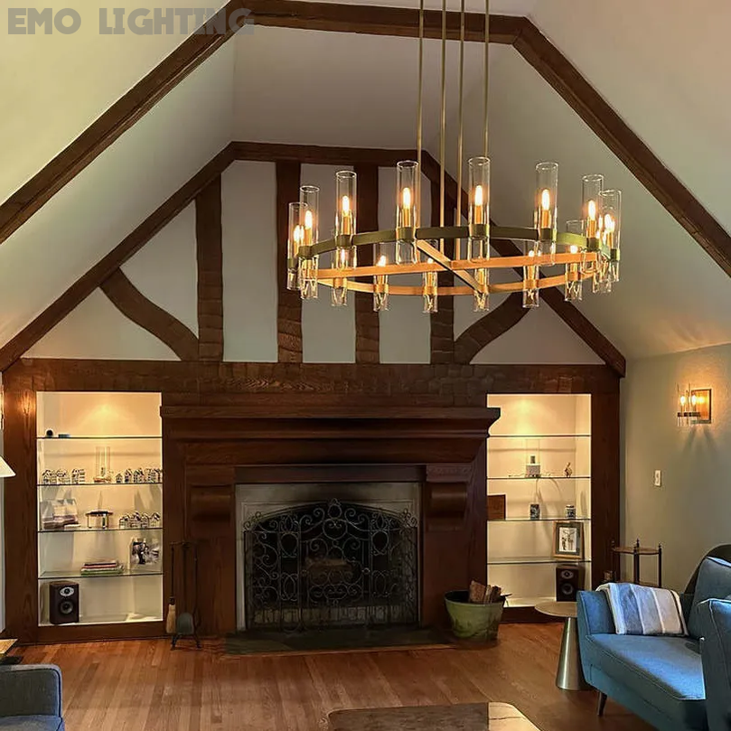 Ravelle Round Chandelier 60" - thebelacan