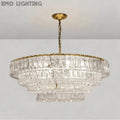 Art Glass Ghiaccio Round Chandelier 36