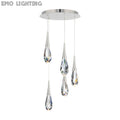 Hibiscus LED Multi Light Pendant Light in Detail.