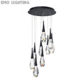 Hibiscus LED Multi Light Pendant Light in Detail.