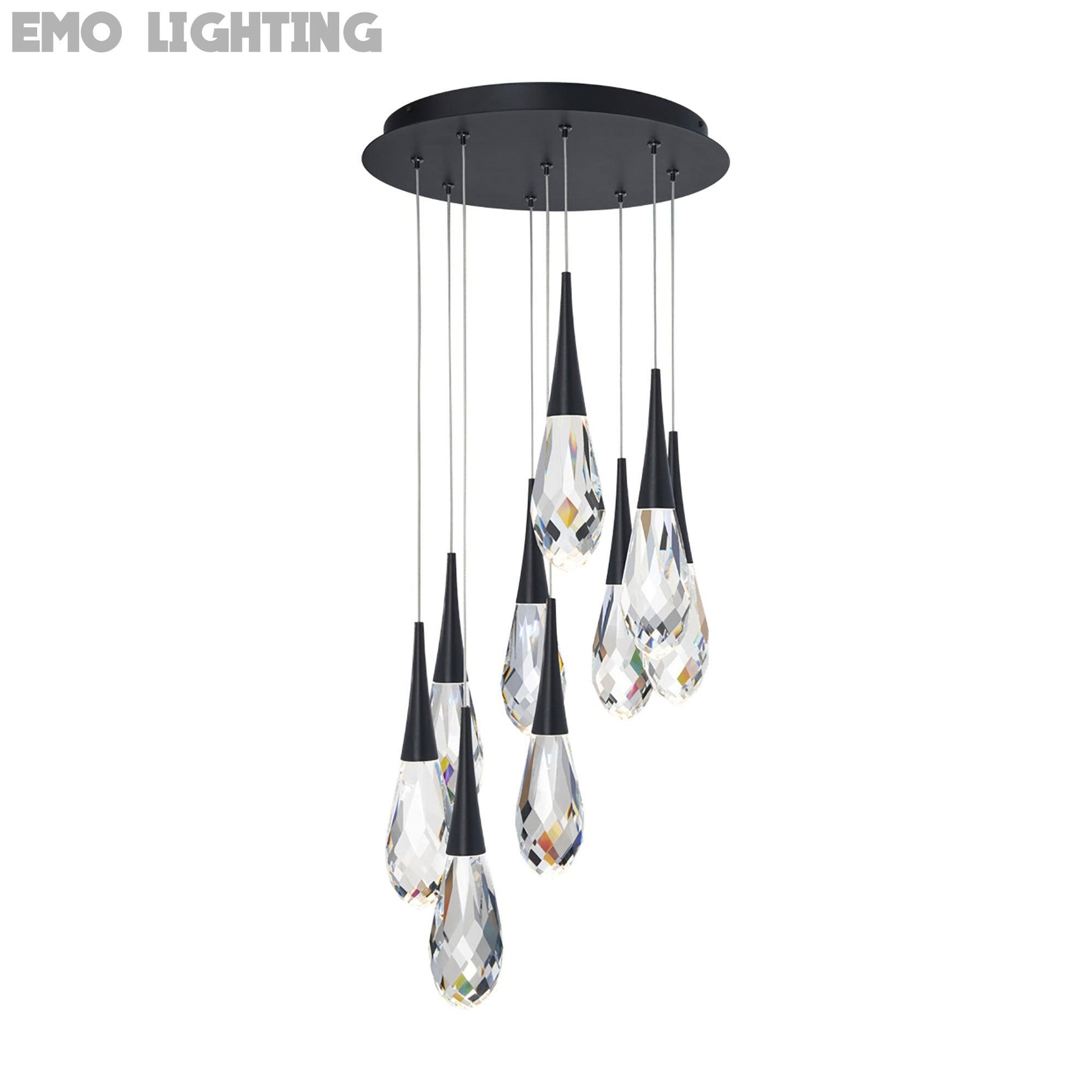 Hibiscus LED Multi Light Pendant Light in Detail.